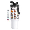 Mega Stainless steel Tumbler with lid, double wall 1,2L