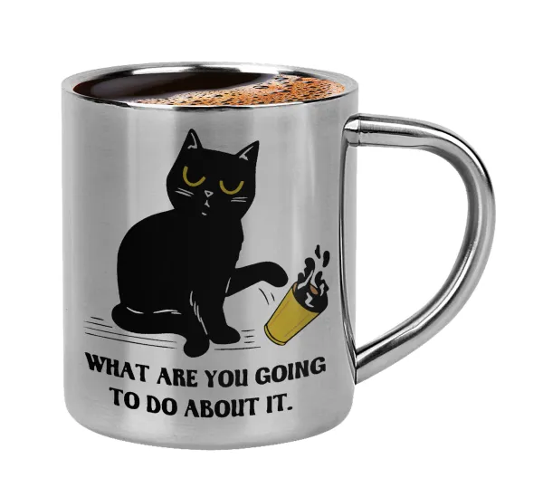CAT — Κουπάκι μεταλλικό διπλού τοιχώματος για espresso (220ml)