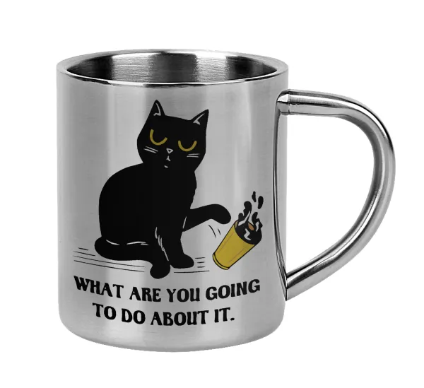 CAT — Κούπα Ανοξείδωτη διπλού τοιχώματος 300ml