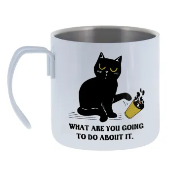 CAT — Κούπα Ανοξείδωτη διπλού τοιχώματος 400ml
