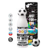 Soccer Metal mug thermos, double wall, 550ml
