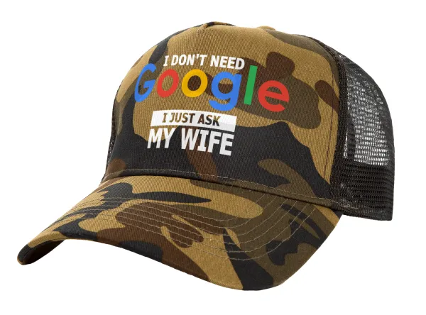 I don't need Google, just ask my WIFE — 1