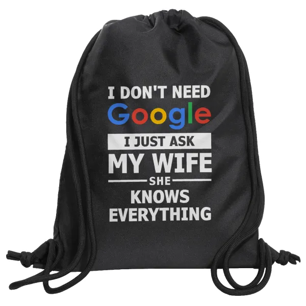 I don't need Google, just ask my WIFE — 1