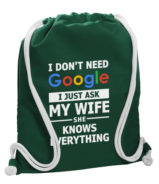 I don't need Google, just ask my WIFE — 1