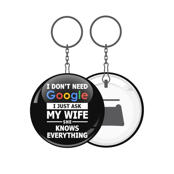 I don't need Google, just ask my WIFE — 1