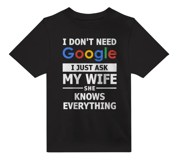 I don't need Google, just ask my WIFE — 2