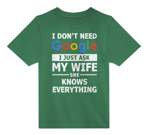 I don't need Google, just ask my WIFE — 2
