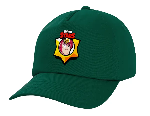 Brawl Stars Colt — Twill Καπέλο παιδικό Bottle Green (100% ΒΑΜΒΑΚΕΡΟ, ΠΑΙΔΙΚΟ, UNISEX)