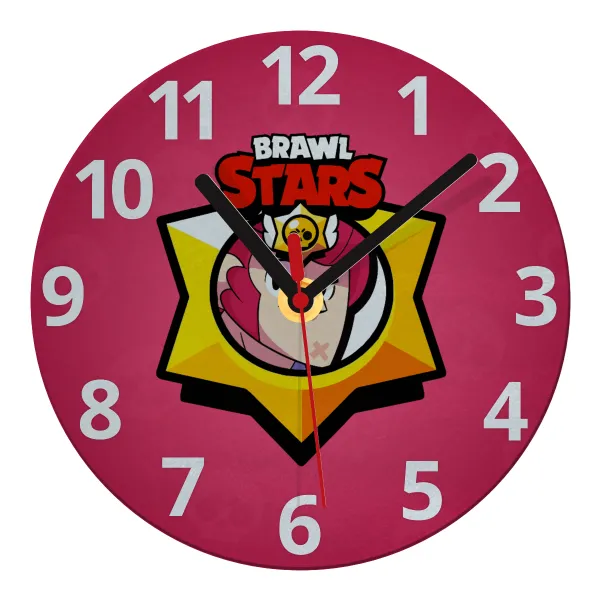 Brawl Stars Colt — Ρολόι τοίχου γυάλινο 20cm