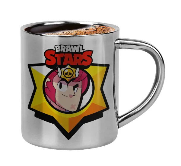 Brawl Stars Colt — Κουπάκι μεταλλικό διπλού τοιχώματος για espresso (220ml)