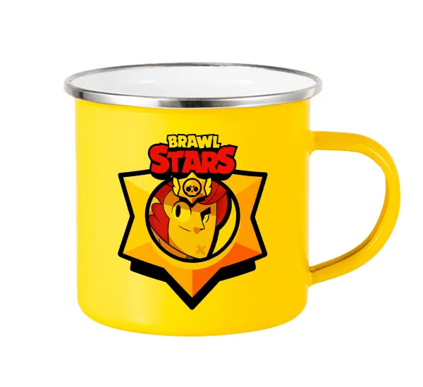 Brawl Stars Colt — Yellow Enamel Metallic Cup 360ml