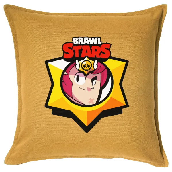 Brawl Stars Colt — Sofa cushion YELLOW 50x50cm includes filling
