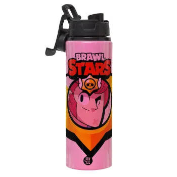 Brawl Stars Colt, Μεταλλικό παγούρι νερού με καπάκι ασφαλείας, αλουμινίου 850ml