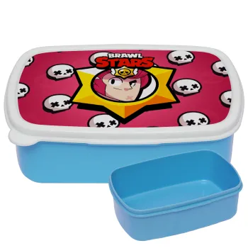 Brawl Stars Colt, ΜΠΛΕ παιδικό δοχείο φαγητού (lunchbox) πλαστικό (BPA-FREE) Lunch Βox M18 x Π13 x Υ6cm