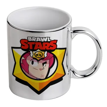 Brawl Stars Colt, Κούπα κεραμική, ασημένια καθρέπτης, 330ml
