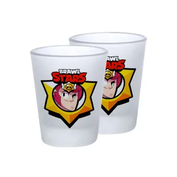 Brawl Stars Colt, Σφηνοπότηρα γυάλινα 45ml του πάγου (2 τεμάχια)