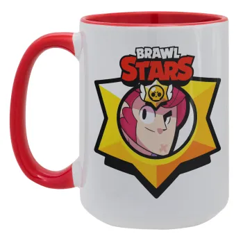 Brawl Stars Colt, Κούπα Mega 15oz, κεραμική Κόκκινη, 450ml