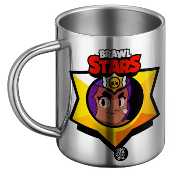 Brawl Stars Shelly, BIG Mug Stainless steel double wall (450ml)