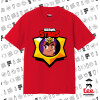 ΚΟΚΚΙΝΟ Κλασικό T-Shirt, διπλής ραφής, χωρίς πλευρικές ραφές από 100% βαμβάκι. Vegan & OEKO-TEX πιστοποιημένο.