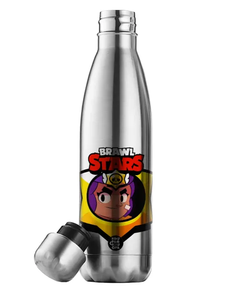 Brawl Stars Shelly — Inox (Stainless steel) double-walled metal mug, 500ml