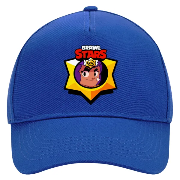 Brawl Stars Shelly — Καπέλο Ενηλίκων Ultimate ΜΠΛΕ, (100% ΒΑΜΒΑΚΕΡΟ DRILL, ΕΝΗΛΙΚΩΝ, UNISEX, ONE SIZE)