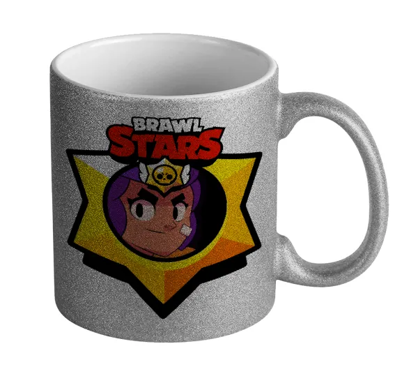 Brawl Stars Shelly — Glitter Ασημένια
