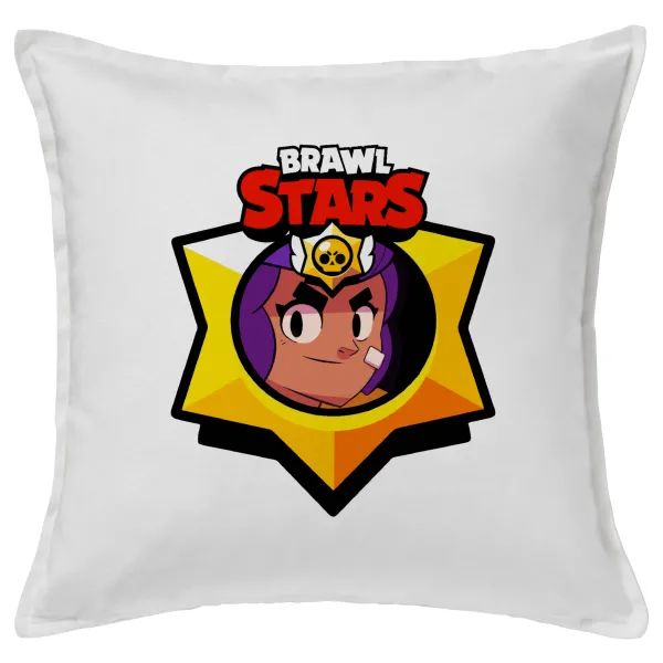 Brawl Stars Shelly — Sofa cushion White 50x50cm includes filling