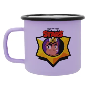 Brawl Stars Shelly, Κούπα Μεταλλική εμαγιέ ΜΑΤ Light Pastel Purple 360ml