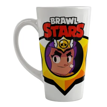 Brawl Stars Shelly, Κούπα κωνική Latte Μεγάλη, κεραμική, 450ml