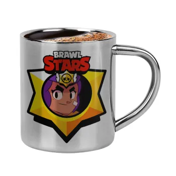 Brawl Stars Shelly, Double-wall metal cup for espresso (220ml)