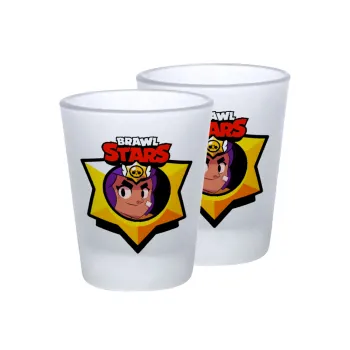 Brawl Stars Shelly, Σφηνοπότηρα γυάλινα 45ml του πάγου (2 τεμάχια)