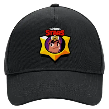 Brawl Stars Shelly, Καπέλο Ενηλίκων Ultimate ΜΑΥΡΟ, (100% ΒΑΜΒΑΚΕΡΟ DRILL, ΕΝΗΛΙΚΩΝ, UNISEX, ONE SIZE)