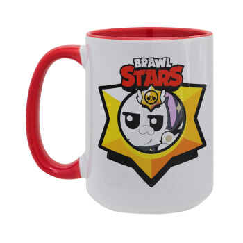 Brawl Stars Kit, Κούπα Mega 15oz, κεραμική Κόκκινη, 450ml