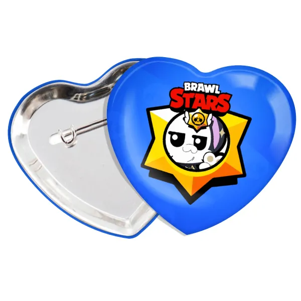 Brawl Stars Kit — Heart pin badge (57x52mm)
