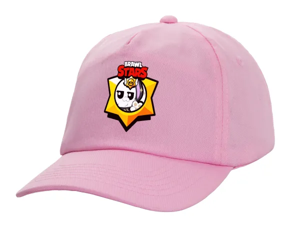 Brawl Stars Kit — Casual children's baseball cap, 100% Cotton Twill, PINK (COTTON, CHILDREN'S, ONE SIZE)