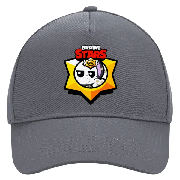 Brawl Stars Kit — Καπέλο Ενηλίκων Ultimate Γκρι, (100% ΒΑΜΒΑΚΕΡΟ DRILL, ΕΝΗΛΙΚΩΝ, UNISEX, ONE SIZE)