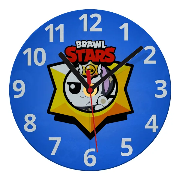 Brawl Stars Kit — Ρολόι τοίχου γυάλινο 20cm