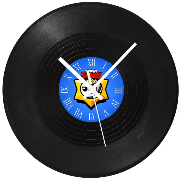 Brawl Stars Kit — Vinyl record wall clock (30cm)