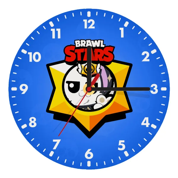 Brawl Stars Kit — Ρολόι τοίχου ξύλινο (20cm)