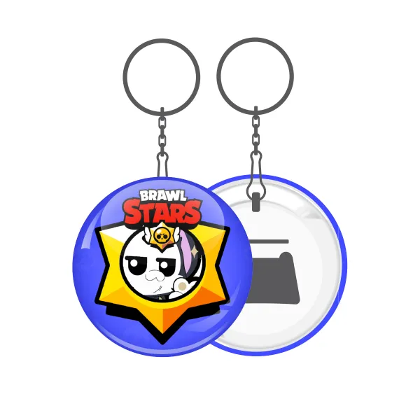 Brawl Stars Kit — Metal keychain 5cm with bottle opener
