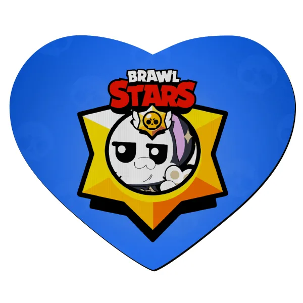 Brawl Stars Kit — Mousepad καρδιά 23x20cm
