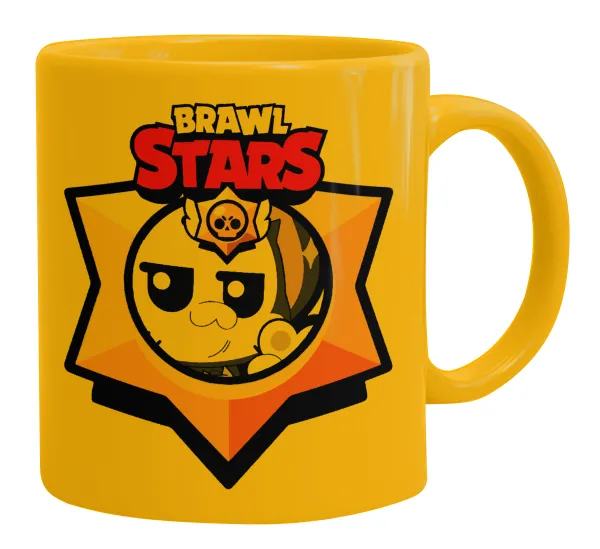 Brawl Stars Kit — Κούπα, κεραμική κίτρινη, 330ml