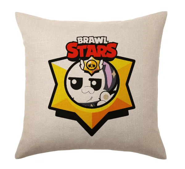 Brawl Stars Kit — Linen sofa cushion, 40x40cm, filling included