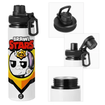 Brawl Stars Kit, Μεταλλικό παγούρι νερού με καπάκι ασφαλείας, αλουμινίου 850ml