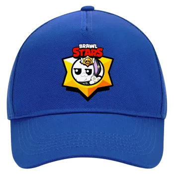 Brawl Stars Kit, Καπέλο Ενηλίκων Ultimate ΜΠΛΕ, (100% ΒΑΜΒΑΚΕΡΟ DRILL, ΕΝΗΛΙΚΩΝ, UNISEX, ONE SIZE)