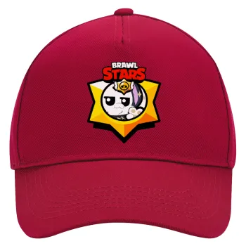 Brawl Stars Kit, Καπέλο Ενηλίκων Ultimate ΚΟΚΚΙΝΟ, (100% ΒΑΜΒΑΚΕΡΟ DRILL, ΕΝΗΛΙΚΩΝ, UNISEX, ONE SIZE)
