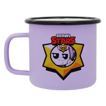 Brawl Stars Kit, Κούπα Μεταλλική εμαγιέ ΜΑΤ Light Pastel Purple 360ml