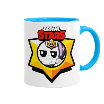 Brawl Stars Kit, Κούπα χρωματιστή γαλάζια, κεραμική, 330ml