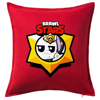 Brawl Stars Kit, Sofa cushion RED 50x50cm includes filling