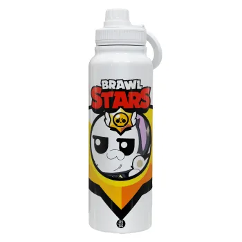 Brawl Stars Kit, Θερμός 1L Ανοξείδωτο με Βάση Κινητού & Διπλά Τοιχώματα